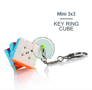 Брелок-кубик Рубика QiYi Key Ring Cube 3x3 QY3062 фото