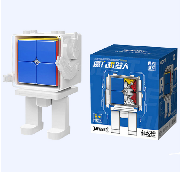 Магнітний набір Кубик Рубіка MoYu Meilong M 2x2 + Робот-підставка MY8963 фото
