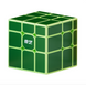 Дзеркальний кубик QiYi Tiled Mirror Cube 3x3 Green (Standard) QYCCJM02 фото 1